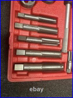 Snap-on TD9902A 25 Piece Tap & Die Set SAE 1/4 To 1 Coarse & Fine Tool Set