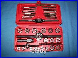 Snap-on TDM117A 3 to 12 mm NF / NC METRIC Tap and Die Set Missing 2 pieces