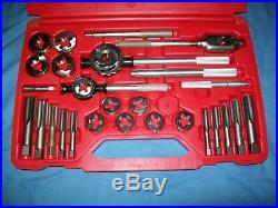 Snap-on TDM99117B 25-piece 12 to 24 mm NF / NC Tap and Die Set in Case SEE Desc