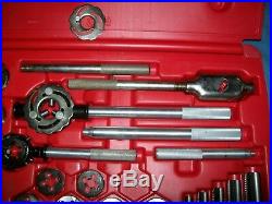Snap-on TDM99117B 25-piece 12 to 24 mm NF / NC Tap and Die Set in Case SEE Desc