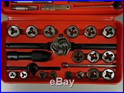 Snap-on TDM-117A 41 Piece Metric Tap And Die Set New Open Box