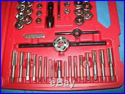 Snap-on TDTDM500A 76-piece Master Deluxe Tap and Die Set METRIC SAE 1pc Missing