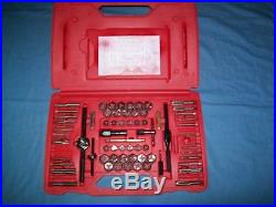 Snap-on TDTDM500A 76-piece Master Deluxe Tap and Die Set METRIC SAE 6pc Missing