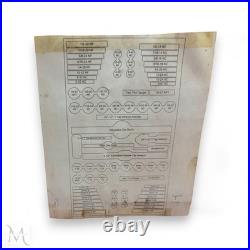 Snap-on TDTDM500 76-Piece Tap & Die Set Metric/SAE Red Case Mixed Vintage Tools