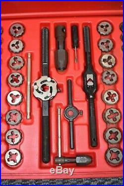 Snap-on TDTDM500 76 Piece Tap & Die Set Pre-owned Free Shipping