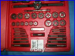 Snap-on TDTDM500 76-piece Master Deluxe Tap and Die Set METRIC SAE Used
