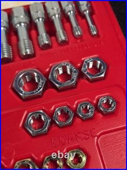 Snap-on TOOLS RTD48 New NOS 48-pc SAE & Metric Thread Restoring Rethreading Set