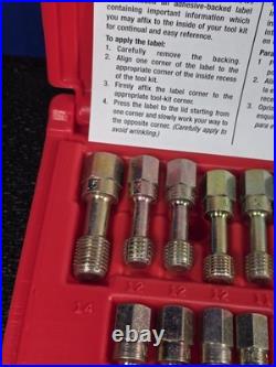 Snap-on TOOLS RTD48 New NOS 48-pc SAE & Metric Thread Restoring Rethreading Set