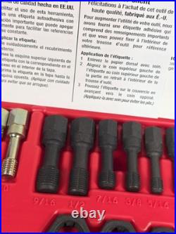 Snap-on TOOLS RTD48 New NOS 48-pc SAE & Metric Thread Restoring Rethreading Set