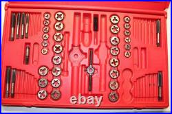Snap-on TOOLS TDTDM500 76 PC Tap & Die Set READ INSIDE MSSING PIECES