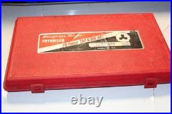 Snap-on TOOLS TDTDM500 76 PC Tap & Die Set READ INSIDE MSSING PIECES