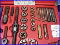 Snap-on Tools 76 Piece Tap & Die Set TDTDM500 Lot# HBD1