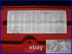 Snap-on Tools 76 Piece Tap & Die Set TDTDM500 Lot# HBD1