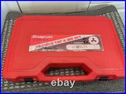 Snap-on Tools 76 Piece Tap and Die Set TDTDM500A All There
