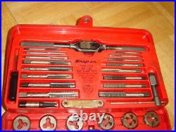 Snap-on Tools Automotive Metric Tap & Die Set In Red Case 41 Piece Tdm117a