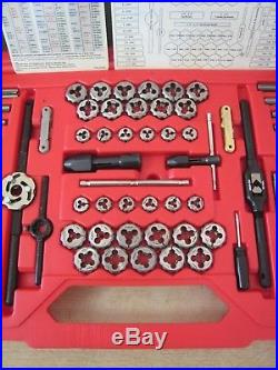 Snap-on Tools TDTDM500A 76 Piece Tap and Die Set Mint Complete Free Shipping