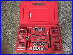 Snap-on Tools TDTDM500A 76 piece Master Deluxe Tap and Die COMPLETE Set