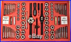 Snap-on Tools TDTDM500 76 Piece Combination Tap and Die Set SAE METRIC Excellent