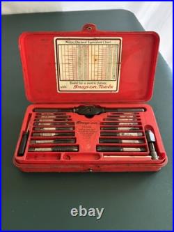 Snap-on Tools Tap & Die Set SAE Standard Model Num. TD-2425