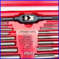 Snap-on Tools USA TDM-117A 41 Piece Metric Tap and Die Set Kit With Case