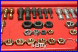 Snap on tap and die set 48 piece rethread kit in case like new rtd48