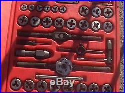Snap on tools metric sae combination tap and die set TDTDM500