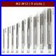 Spiral Flute Point HSS Machine Thread Taps Set TiN Coated / HSS-Co Cobalt M2-M12
