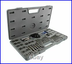Standard Tap and Die 60-Piece Rethread Set Rethreading Kit For Cutting External
