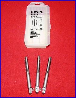 TEMPORARILY UNAVAILABLE 1/4-28 NF CS Tap Set 3PC USA Irwin 2623