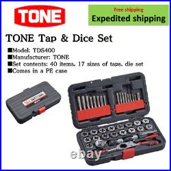 TONE Tap & Dice Set 40 Pieces TDS400 Tone Tool in stock from Japan Fast Ship