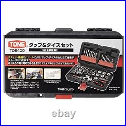TONE Tap & Die Set TDS400 40 pieces set Brand NEW Japan TONE Tap & Die Set TDS400 40 pieces set Brand NEW Japan