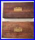 TWO Antique HENRY HANSON Ace Tap & Die Set 13 Pc With Wooden Box 1950s USA