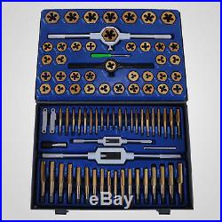 Tap And Die Set 86 Pieces SAE And METRIC WithStorage Case Threading Tool Set Best