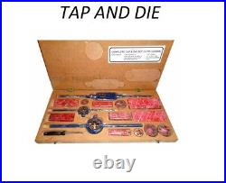 Tap And Die Set British Standard Whitworth- Boxed Complete Bsw 1/4 3/4 Alps