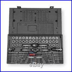 Tap And Die Set Carbon Steel 75 Piece Metalwork Tooling Cutting