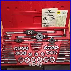 Tap And Die Set, Vermont American, 58 Piece, #6 Through 3/4 Made In USA