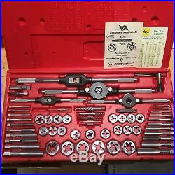 Tap And Die Set, Vermont American, 58 Piece, #6 Through 3/4 Made In USA