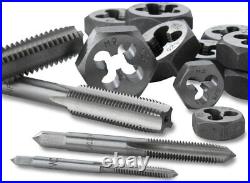 Tap & Die Set 76 Piece Threading Tool Hexagon T Type Wrench Alloy Steel