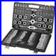 Tap and Die Set 110pcs Include Metric Size M2 to M18 Bearing Steel Taps and Dies
