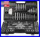 Tap and Die Set 116-Piece Include Metric and SAE Size Bearing Steel Taps