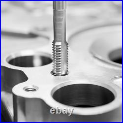 Tap and Die Set, 116-Piece Include Metric and SAE Size, Bearing Steel Taps and D