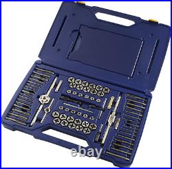 Tap and Die Set 117 Piece Machine Screw Fractional Metric