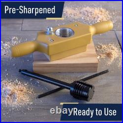 Tap and Die Set 1-1/2 Inch Jig Dowel Thread Tap Kit Cuts Male and Female Wo