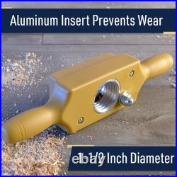 Tap and Die Set 1-1/2 Inch Jig Dowel Thread Tap Kit Cuts Male and Female Wo