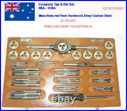 Tap and Die Set 47 Pc BA British Association (0 to10 BA) boxed Carbon Steel