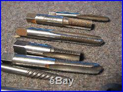 Tap and Die Set All USA Greenfield Ace Winter Machinist Tool Metalworking Lot