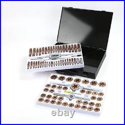 Tap and Die Set Bearing Steel & Titanium 86PCS(SAE&METRIC) 86PCS(SAE&METRIC)