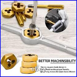 Tap and Die Set Bearing Steel & Titanium 86PCS(SAE&METRIC) 86PCS(SAE&METRIC)