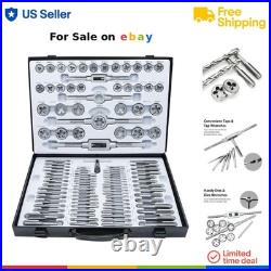 Tap and Die Set Metric M2-M18 High-Quality Threading Tools with Storage Case