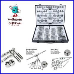 Tap and Die Set, Metric Size M2-M18 Standard Threading Tool With Adjustable H